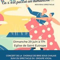 ÇA C'EST PASSÉ UN DIMANCHE... CONCERT SPECTACLE